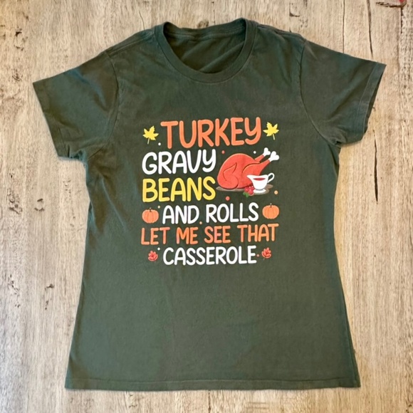 Funny Turkey Short Sleeve Shirt - Picture 1 of 4